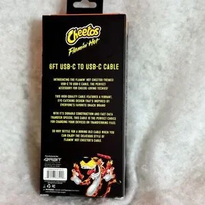 Cheeto Computer Cheetos | Computers, Laptops & Parts | Flamin Hot Cheetos 6ft Usb C To ...